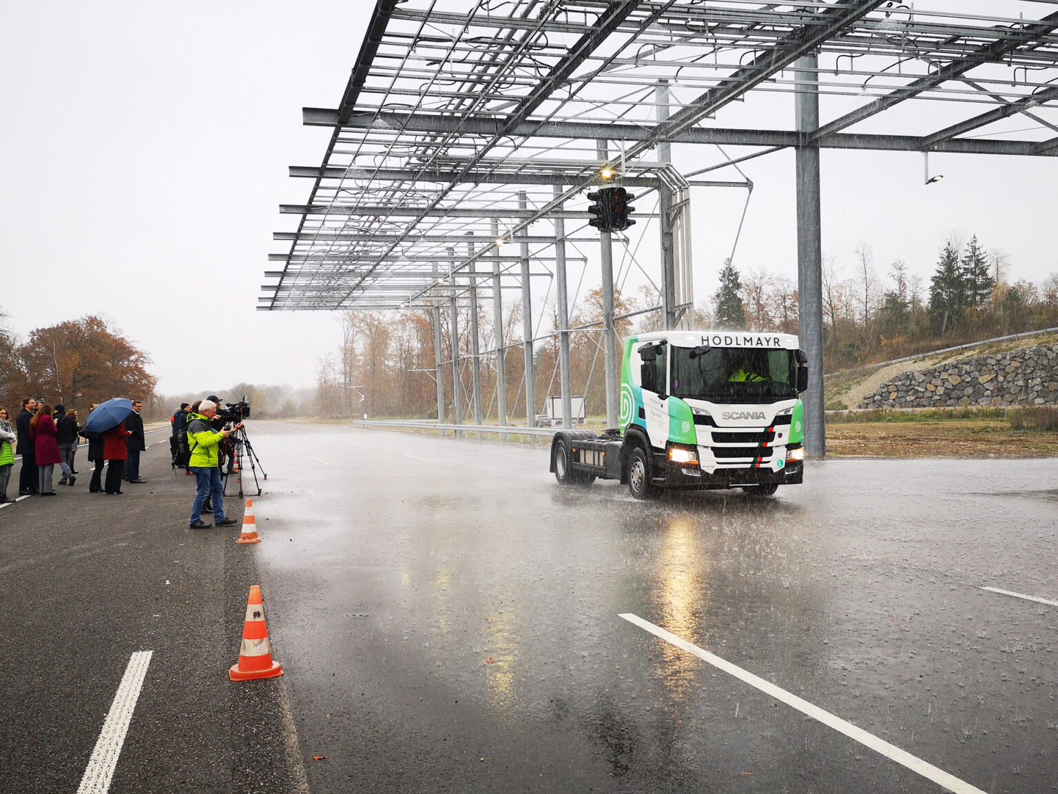 Regentest - Inbetriebnahme Bergenungsanlage Digitrans Teststrecke